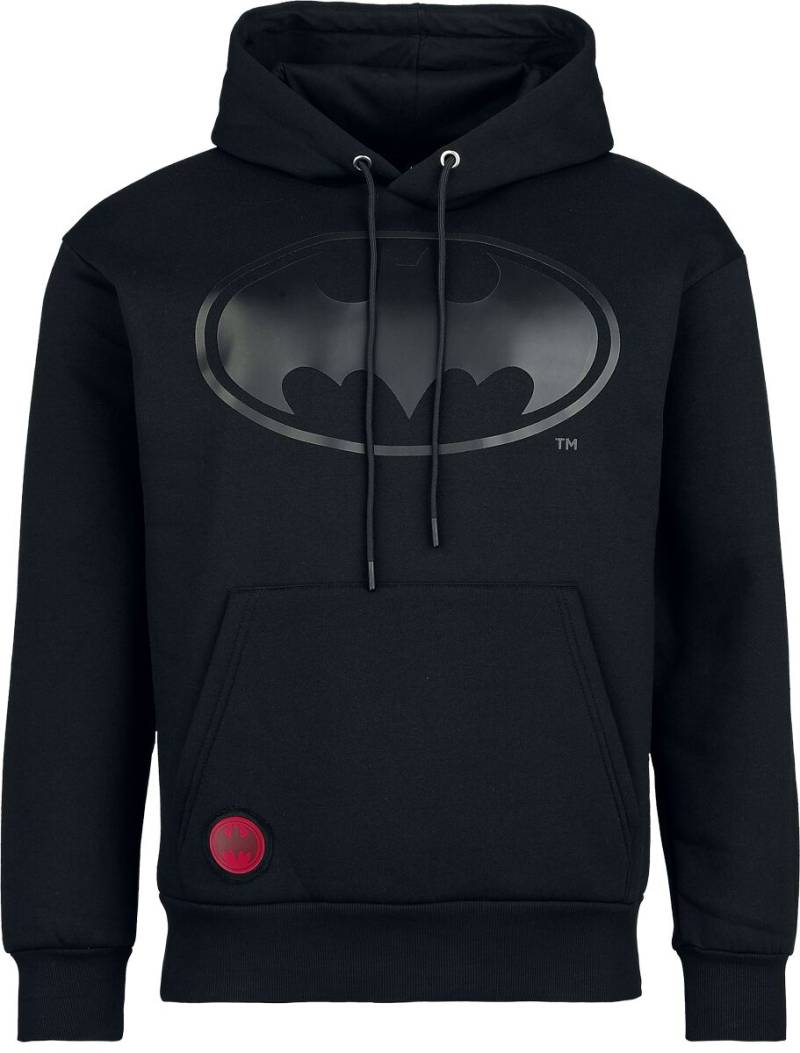 Batman - DC Comics Kapuzenpullover - Heat Logo – Black On Black - S bis XXL - für Männer - Größe XL - schwarz  - EMP exklusives Merchandise! von Batman