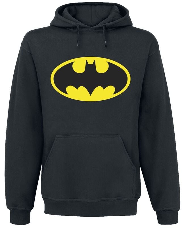 Batman - DC Comics Kapuzenpullover - Signal Logo - S bis XXL - für Männer - Größe S - schwarz  - Lizenzierter Fanartikel von Batman