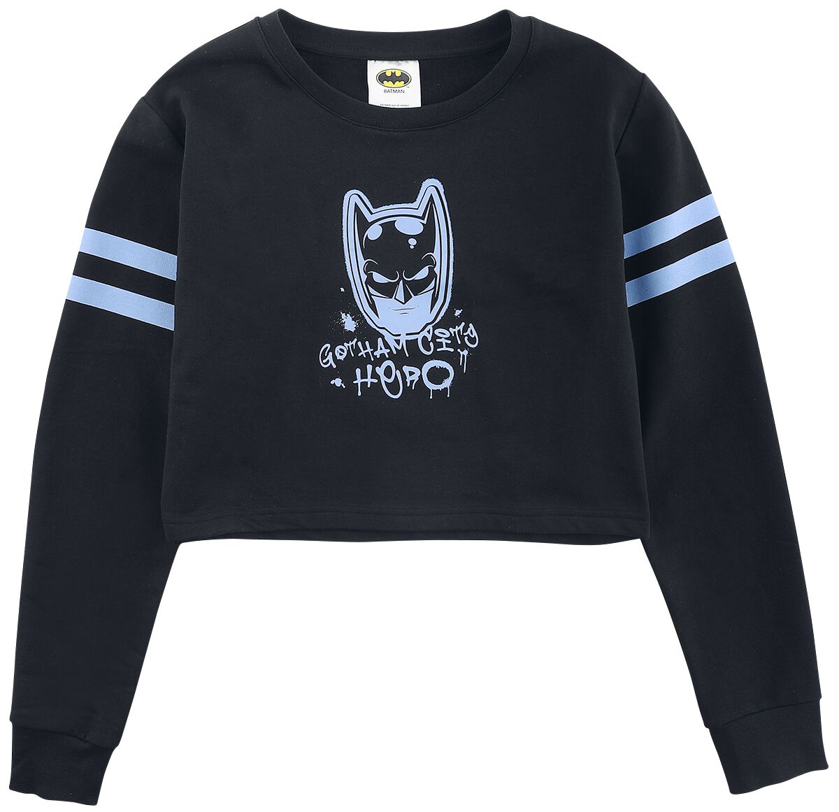 Batman - DC Comics Sweatshirt - Kids - Gotham City Hero - 140 bis 176 - für Mädchen - Größe 164 - schwarz  - Lizenzierter Fanartikel von Batman
