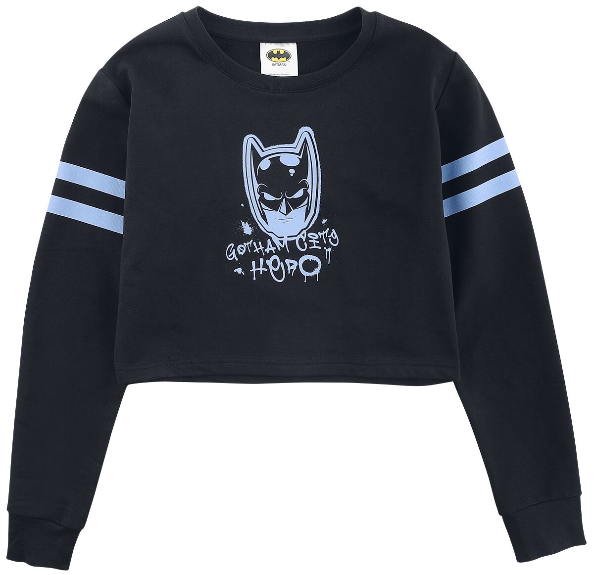 Batman - DC Comics Sweatshirt - Kids - Gotham City Hero - 140 bis 176 - für Mädchen - Größe 176 - schwarz  - Lizenzierter Fanartikel von Batman