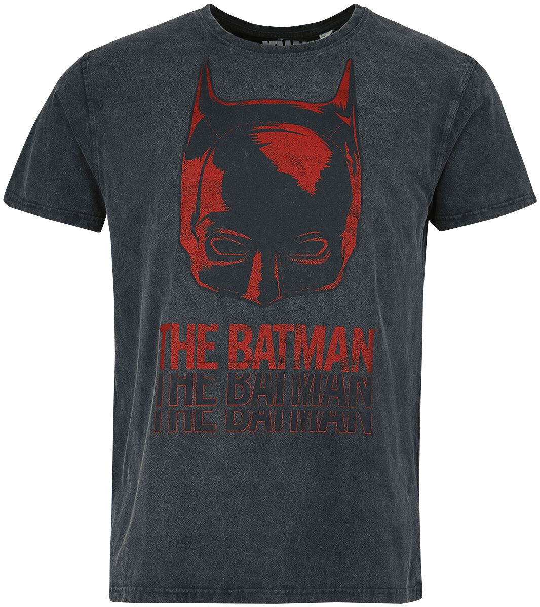 Batman - DC Comics T-Shirt - The Batman - Mask - S bis XXL - für Männer - Größe L - schwarz  - Lizenzierter Fanartikel von Batman