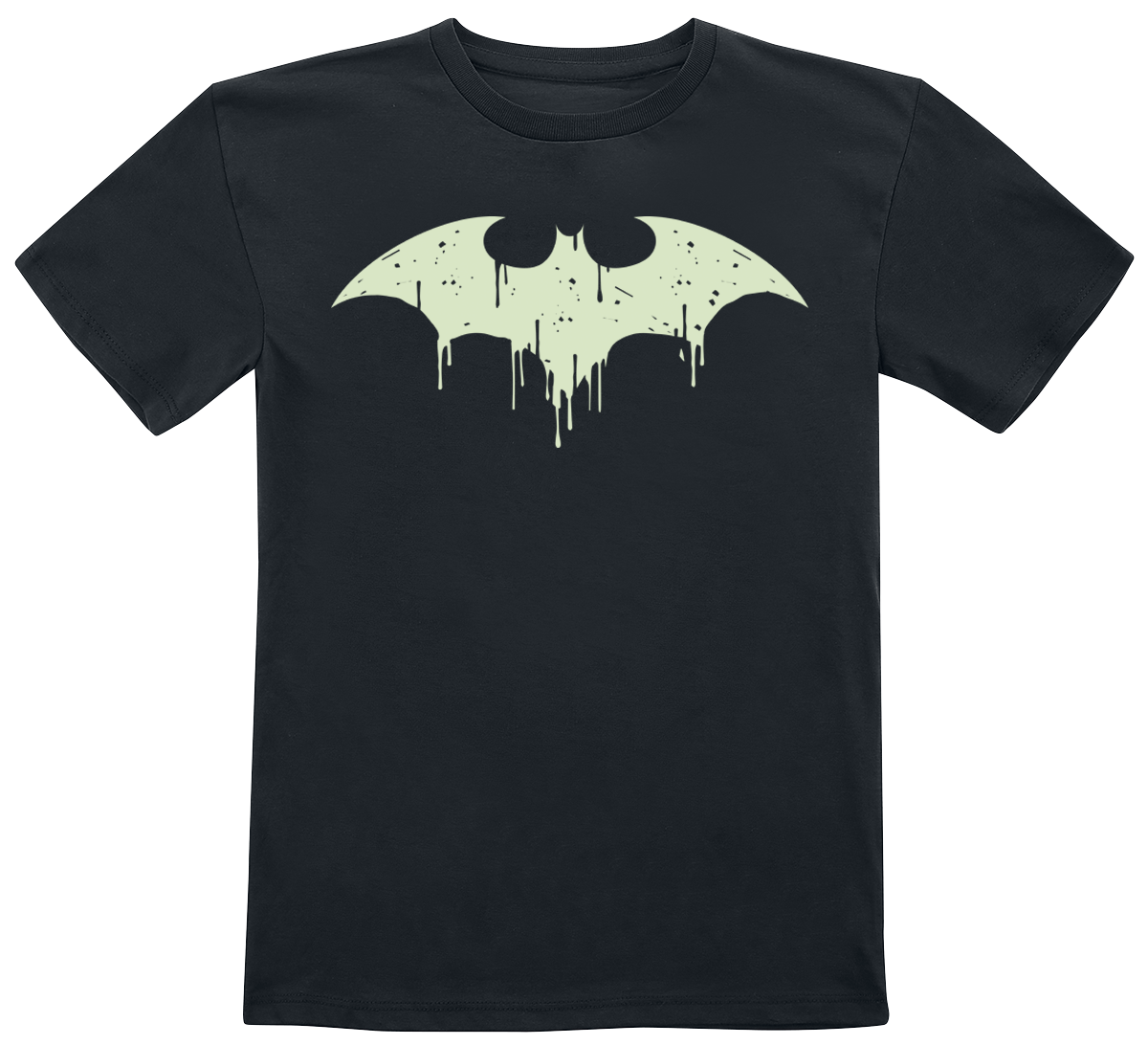 Batman - DC Comics T-Shirt für Kinder - Kids - GITD logo - für Mädchen & Jungen - schwarz - Lizenzierter Fanartikel Batman - DC Comics T-Shirt für Kinder - Kids - GITD logo - für Mädchen & Jungen - schwarz - Lizenzierter Fanartikel von Batman