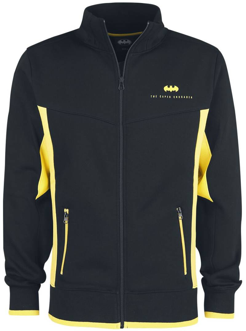Batman - DC Comics Trainingsjacke - The Caped Crusader - S bis XXL - für Männer - Größe XXL - schwarz  - Lizenzierter Fanartikel von Batman