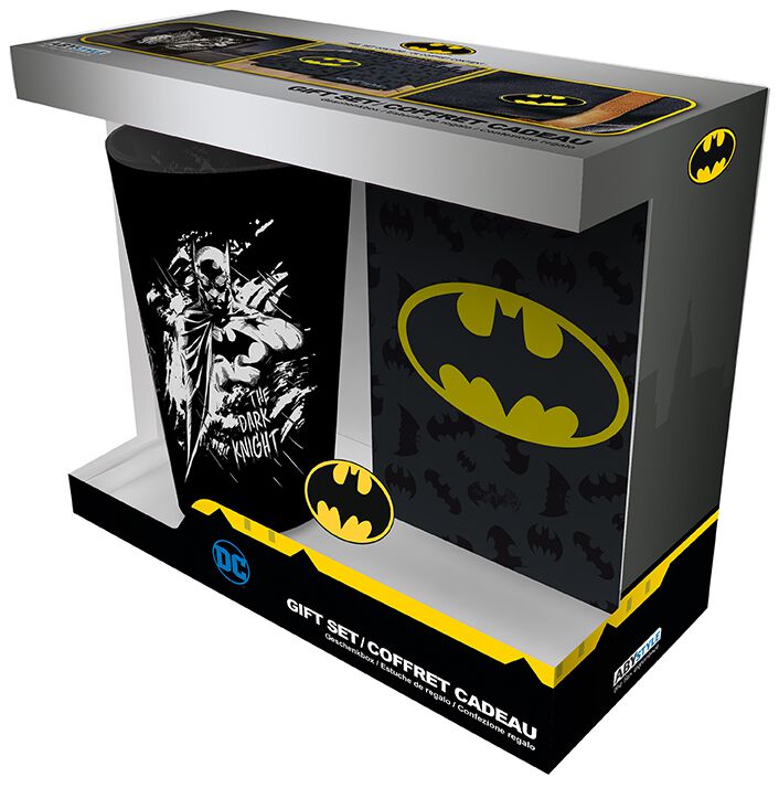 Batman Geschenk-Set Fanpaket schwarz von Batman