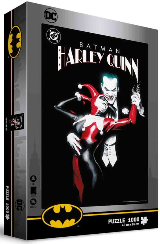 Batman Harley Quinn + Joker - 1000 Teile Puzzle multicolor von Batman