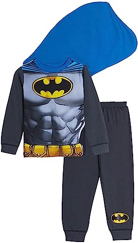 BATMAN Kinder Schlafanzug mit Umhang, Kostüm - 2-3 Jahre: 98cm von BATMAN