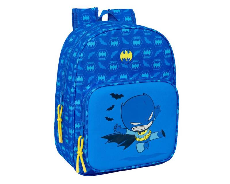 Batman Kinderrucksack Batman Rucksack für Kinder Freizeitrucksack blau 26x34x11 cm für Schul von Batman