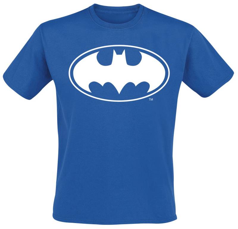 Batman Logo T-Shirt blau in XXL von Batman
