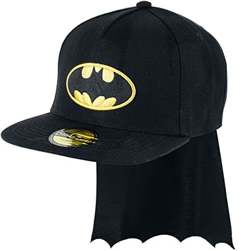 Batman Logo mit Umhang Männer Cap schwarz von BATMAN