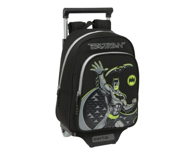 Batman Rucksack Kinder Rucksack mit Rädern Batman Game over Schwarz 27 x 33 x 10 cm von Batman