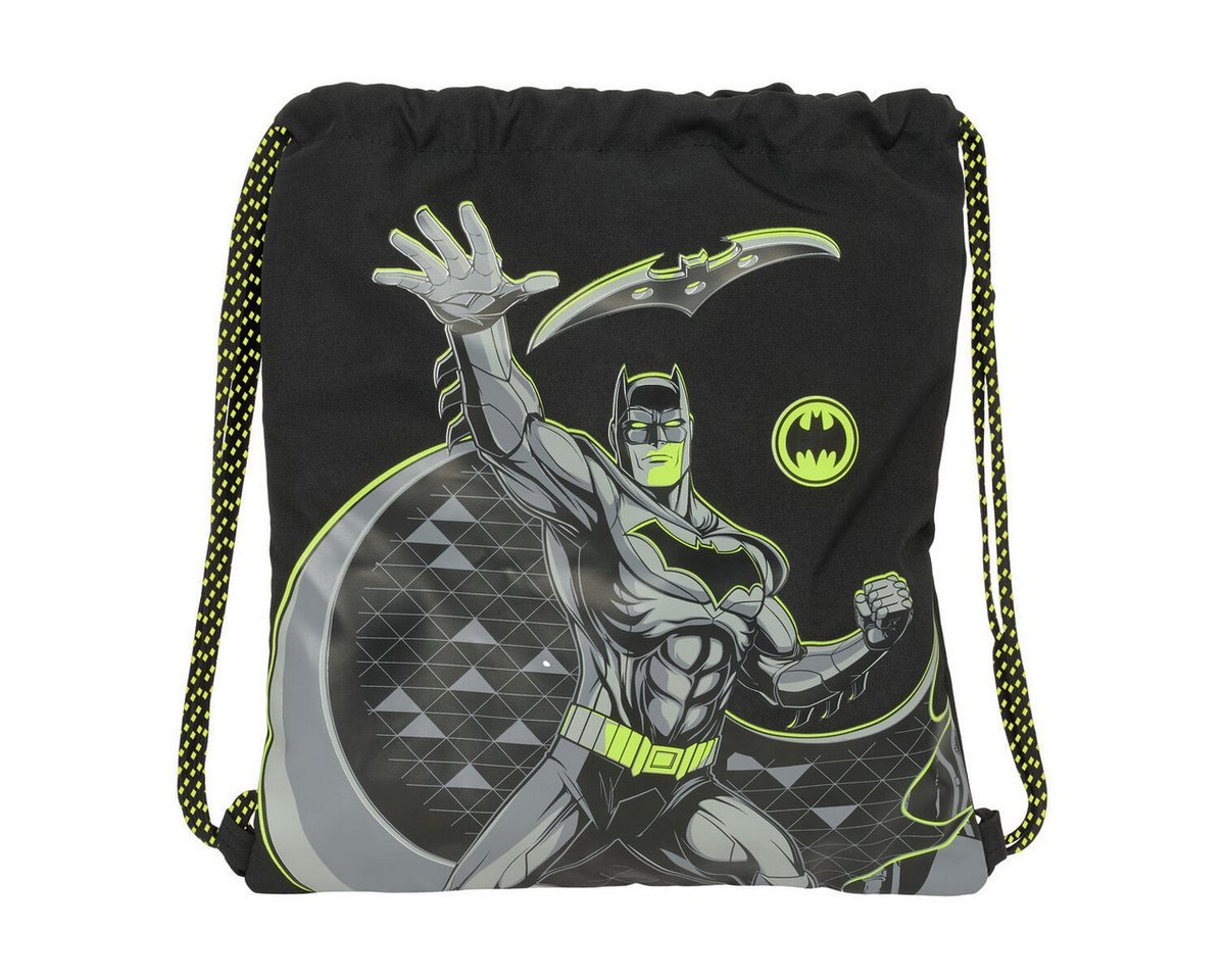 Batman Rucksack Rucksacktasche mit Bändern Batman Game over Schwarz 35 x 40 x 1 cm von Batman