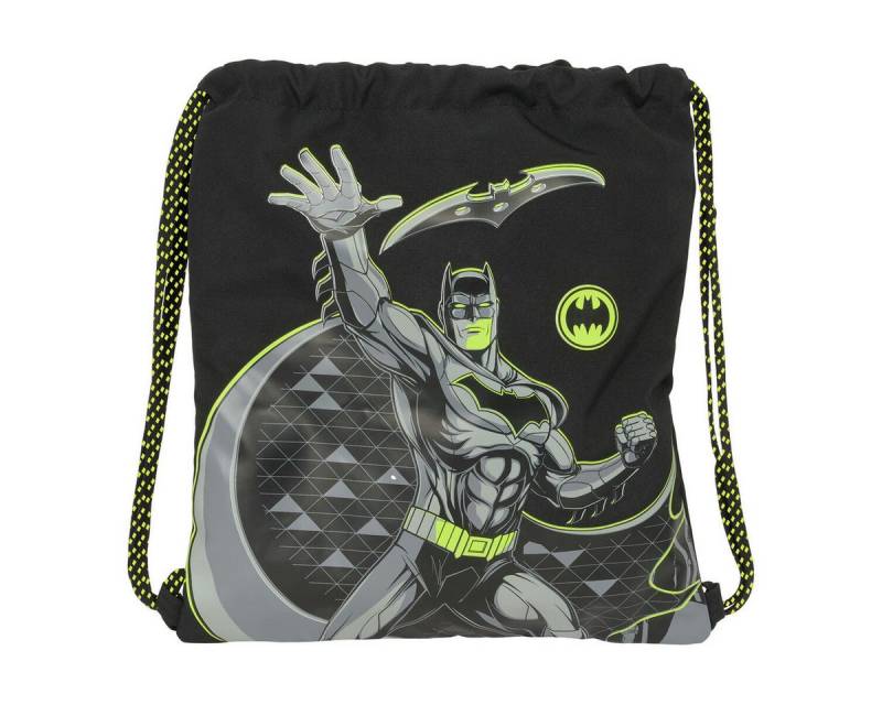 Batman Rucksack Rucksacktasche mit Bändern Batman Game over Schwarz 35 x 40 x 1 cm von Batman