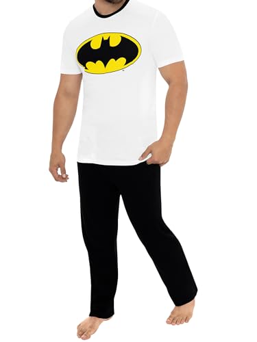 Batman Schlafanzug | Batarang Herren Pyjama | Kurzarm Herren Pyjama | Schlafanzüge Für Manner | Größen Klein von Batman