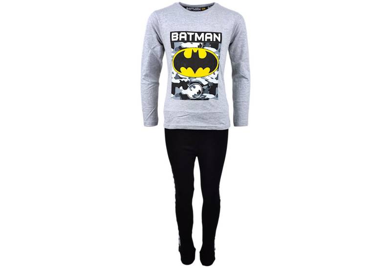 Batman Schlafanzug DC Comiks (2 tlg) Jungen Pyjama langarm Gr. 134 - 164 cm von Batman
