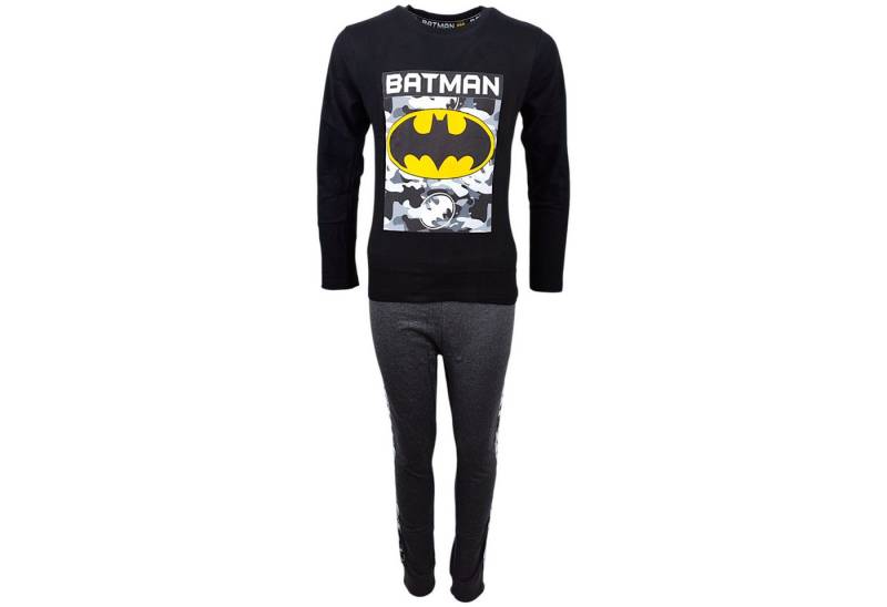 Batman Schlafanzug DC Comiks (2 tlg) Jungen Pyjama langarm Gr. 134 - 164 cm von Batman