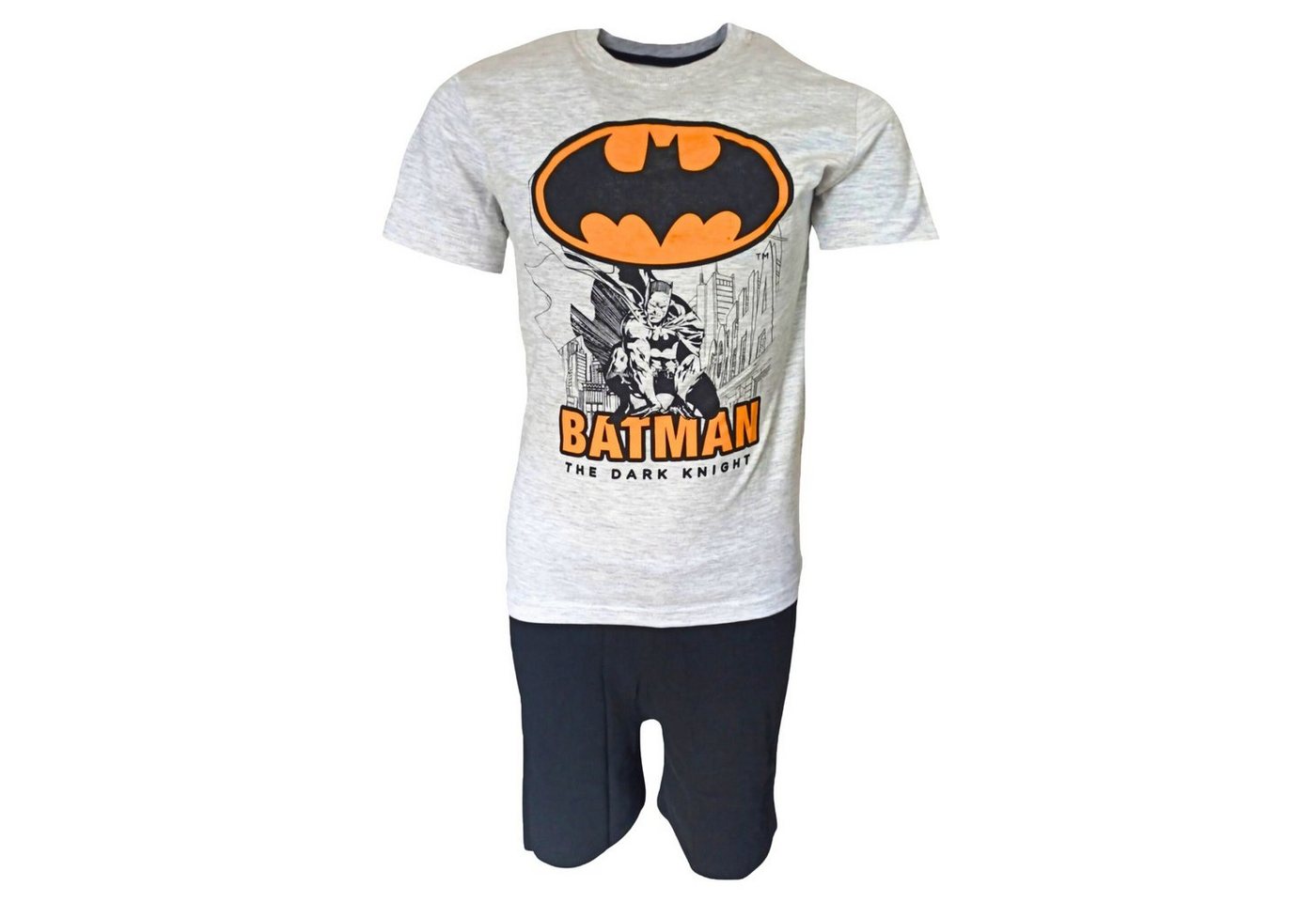 Batman Schlafanzug THE DARK KNIGHT (2 tlg) Jungen Pyjama kurzarm - Shorty Gr. 104-134 cm von Batman