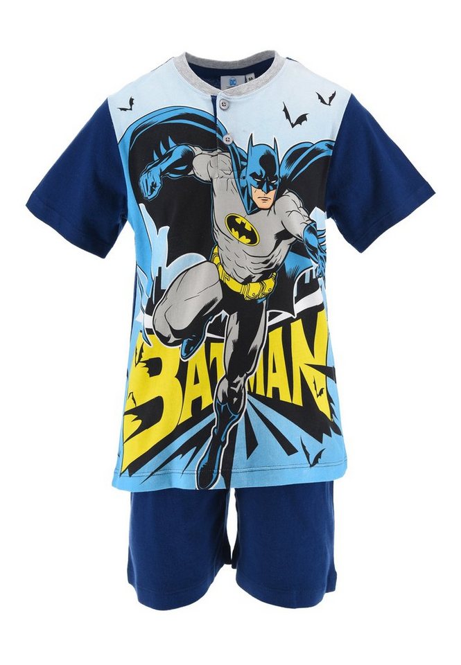 Batman Shorty Dark Knight Kinder Jungen Pyjama Schlaf-Set (2 tlg) von Batman