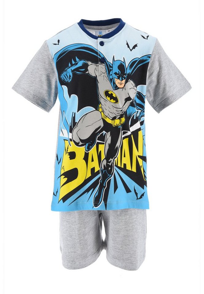 Batman Shorty Dark Knight Kinder Jungen Pyjama Schlaf-Set (2 tlg) von Batman