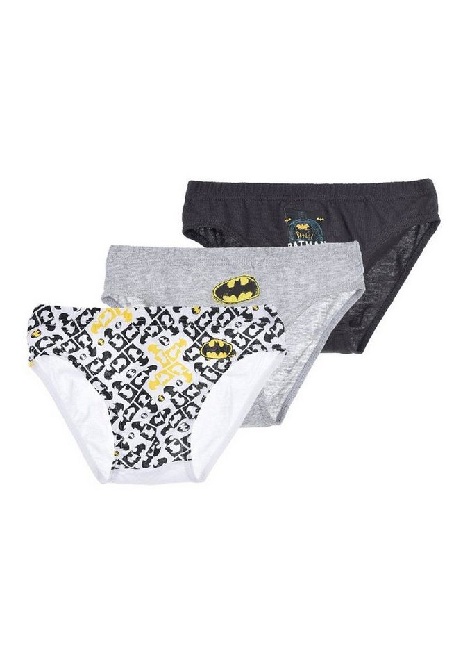 Batman Slip Kinder Jungen Unterhosen (3-St) von Batman