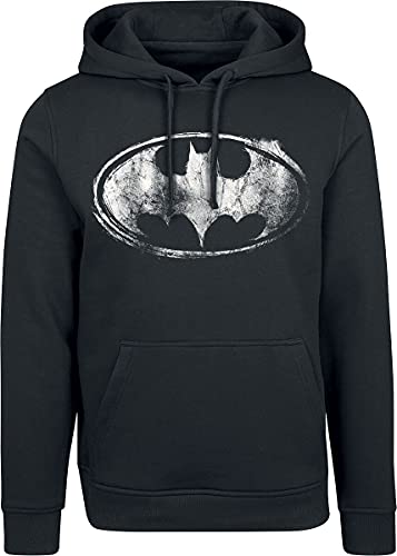 Batman Smudge Logo Männer Kapuzenpullover schwarz L von Batman