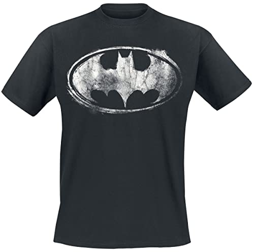 Batman Smudge Logo Männer T-Shirt schwarz XL von Batman