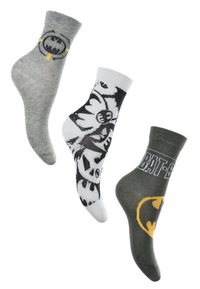 Batman Socken Kinder Jungen Socken Strümpfe (3-Paar) von Batman