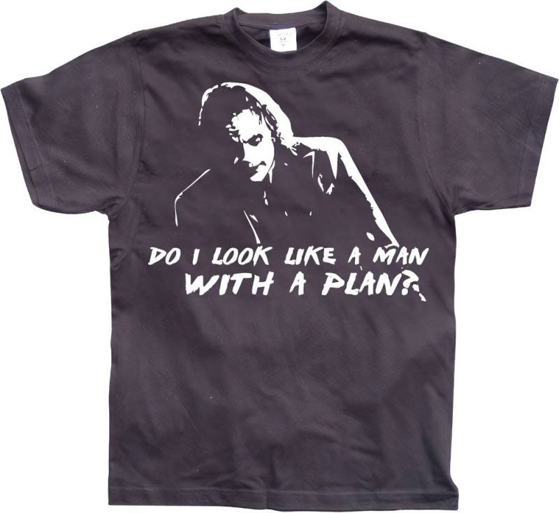 Batman T-Shirt Do I Look Like A Man With A Plan T-Shirt von Batman