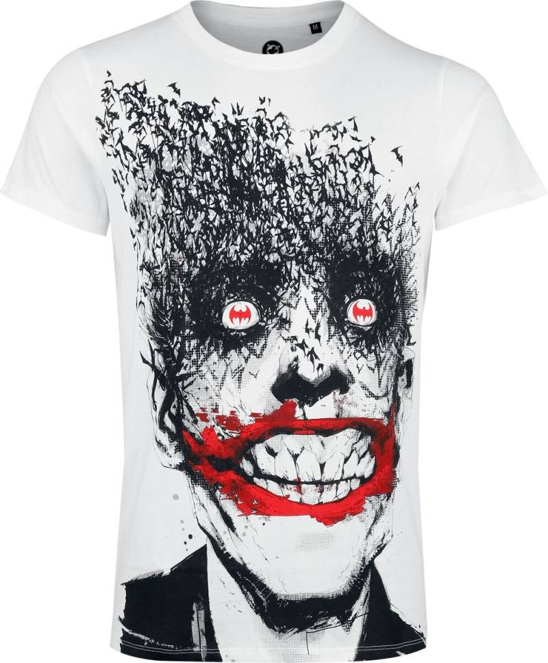 Batman The Joker - Jokerfly T-Shirt weiß in XXL von Batman