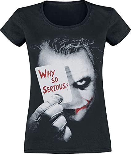 Batman The Joker - Why So Serious? Frauen T-Shirt schwarz S von Batman