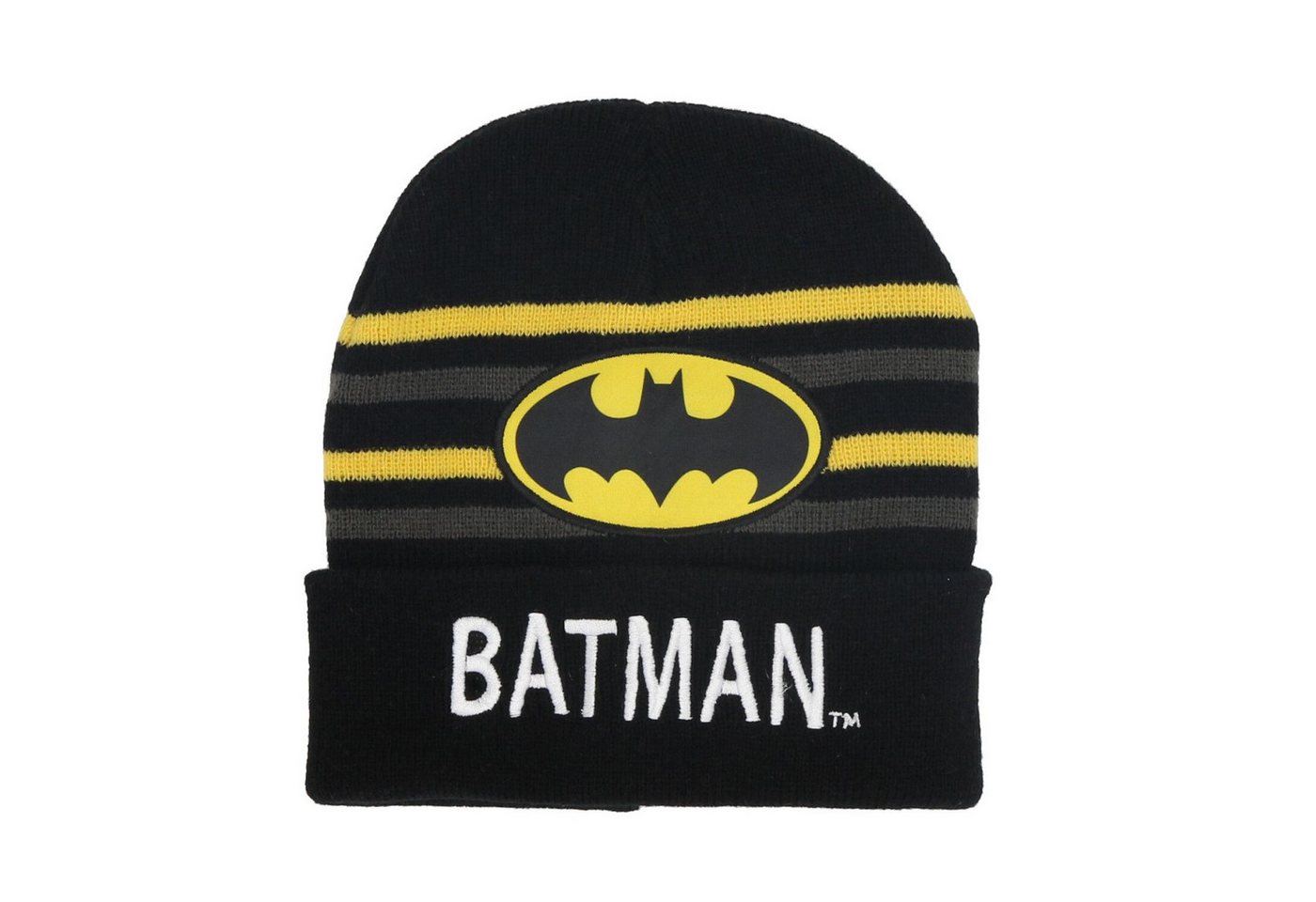 Batman Wendemütze Strickmütze in Einheitsgröße mit weichem Material von Batman