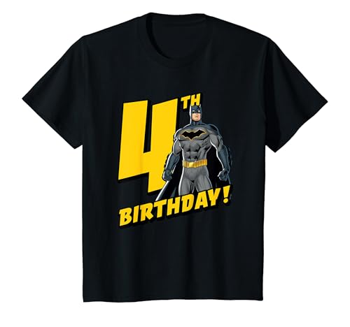 Kinder Batman 4th Birthday T-Shirt von Batman