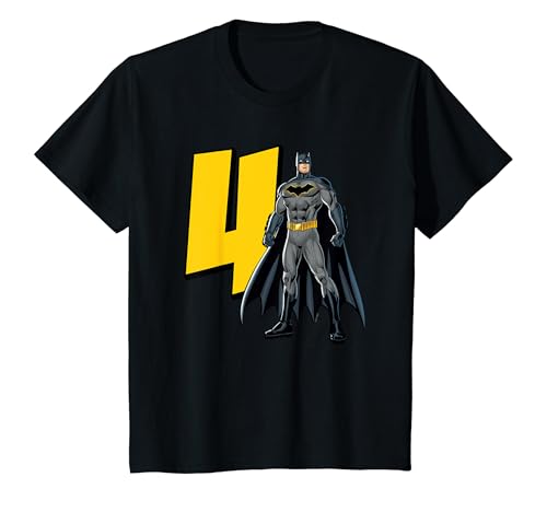 Kinder Batman Super Hero 4th Birthday T-Shirt von Batman