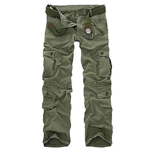 Batnott Herren Sporthose Hosen Männer Fitness Herrenmode Casual Baumwolle Multi-Pocket Outdoor Arbeitshose Cargo Lange Mens Chino Pants Winter Sweatpants Täglich Freizeit Freizeithosen Große Größe von Batnott