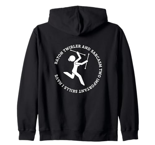 Baton Twirler und Sarcasm Women Lustiges Schlagstockwirling Kapuzenjacke Baton Twirler und Sarcasm Women Lustiges Schlagstockwirling Kapuzenjacke von Baton Twirling Costumes And Baton Twirler Gift