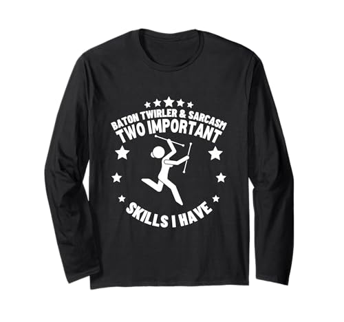 Baton Twirler und Sarcasm Women Lustiges Schlagstockwirling Langarmshirt Baton Twirler und Sarcasm Women Lustiges Schlagstockwirling Langarmshirt von Baton Twirling Costumes And Baton Twirler Gift