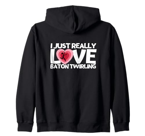 Ich Liebe Baton Twirling einfach wirklich Lustige Baton Twirler für Frauen Kapuzenjacke Ich Liebe Baton Twirling einfach wirklich Lustige Baton Twirler für Frauen Kapuzenjacke von Baton Twirling Costumes And Baton Twirler Gift