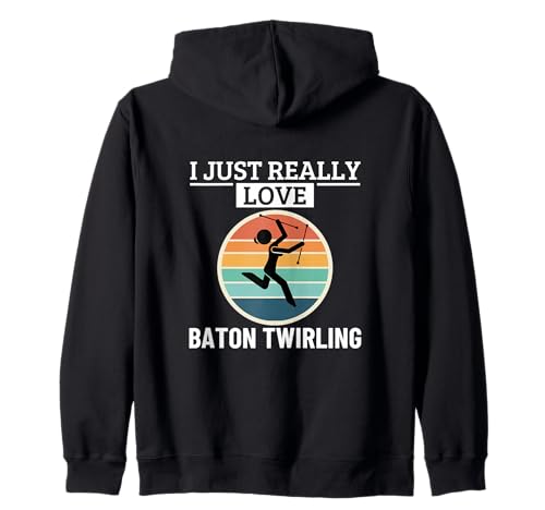 Ich Liebe Baton Twirling einfach wirklich Lustige Baton Twirler für Frauen Kapuzenjacke Ich Liebe Baton Twirling einfach wirklich Lustige Baton Twirler für Frauen Kapuzenjacke von Baton Twirling Costumes And Baton Twirler Gift