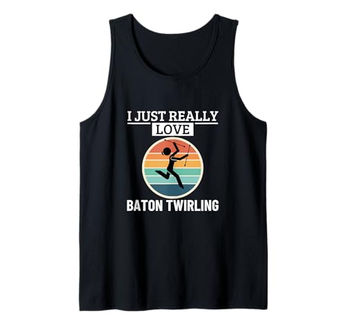Ich Liebe Baton Twirling einfach wirklich Lustige Baton Twirler für Frauen Tank Top Ich Liebe Baton Twirling einfach wirklich Lustige Baton Twirler für Frauen Tank Top von Baton Twirling Costumes And Baton Twirler Gift