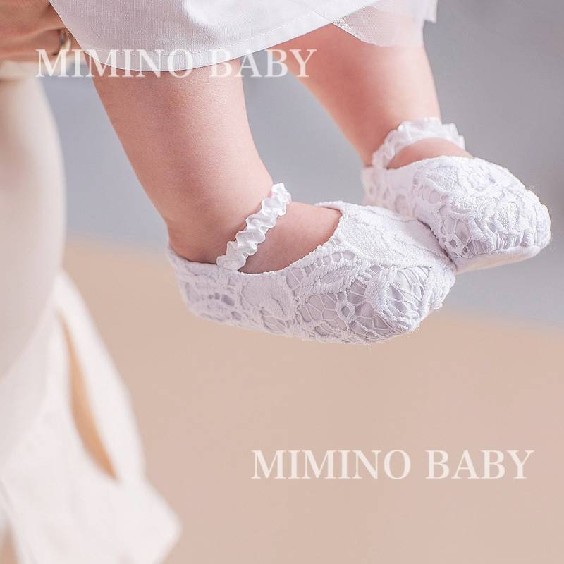 Baby Mädchen Taufschuhe, Taufschuhe von BattesimoLove