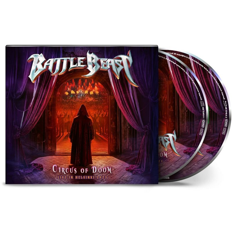 Battle Beast Circus of doom: Live in Helsinki 2023 CD multicolor Battle Beast Circus of doom: Live in Helsinki 2023 CD multicolor von Battle Beast