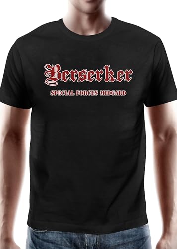 T-Shirt Berserker Special Forces Midgard Thor LARP Größe S-XXL (XL) von Battle-Merchant