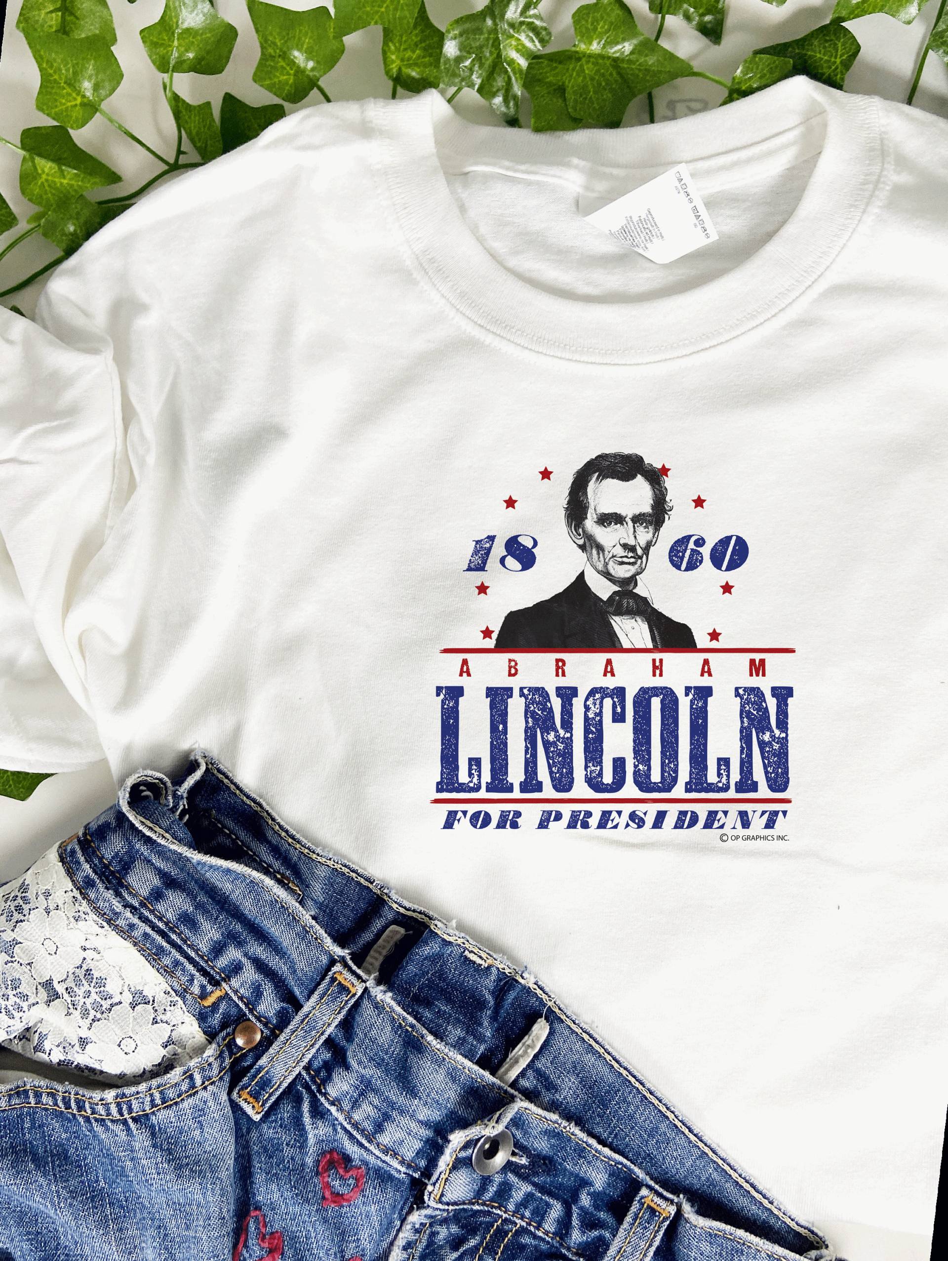 Abraham Lincoln Für Präsident 1860 Bürgerkrieg Bedruckt 100% Baumwolle Geschenk T-Shirt Abraham Lincoln Für Präsident 1860 Bürgerkrieg Bedruckt 100% Baumwolle Geschenk T-Shirt von BattlefieldDryGoods