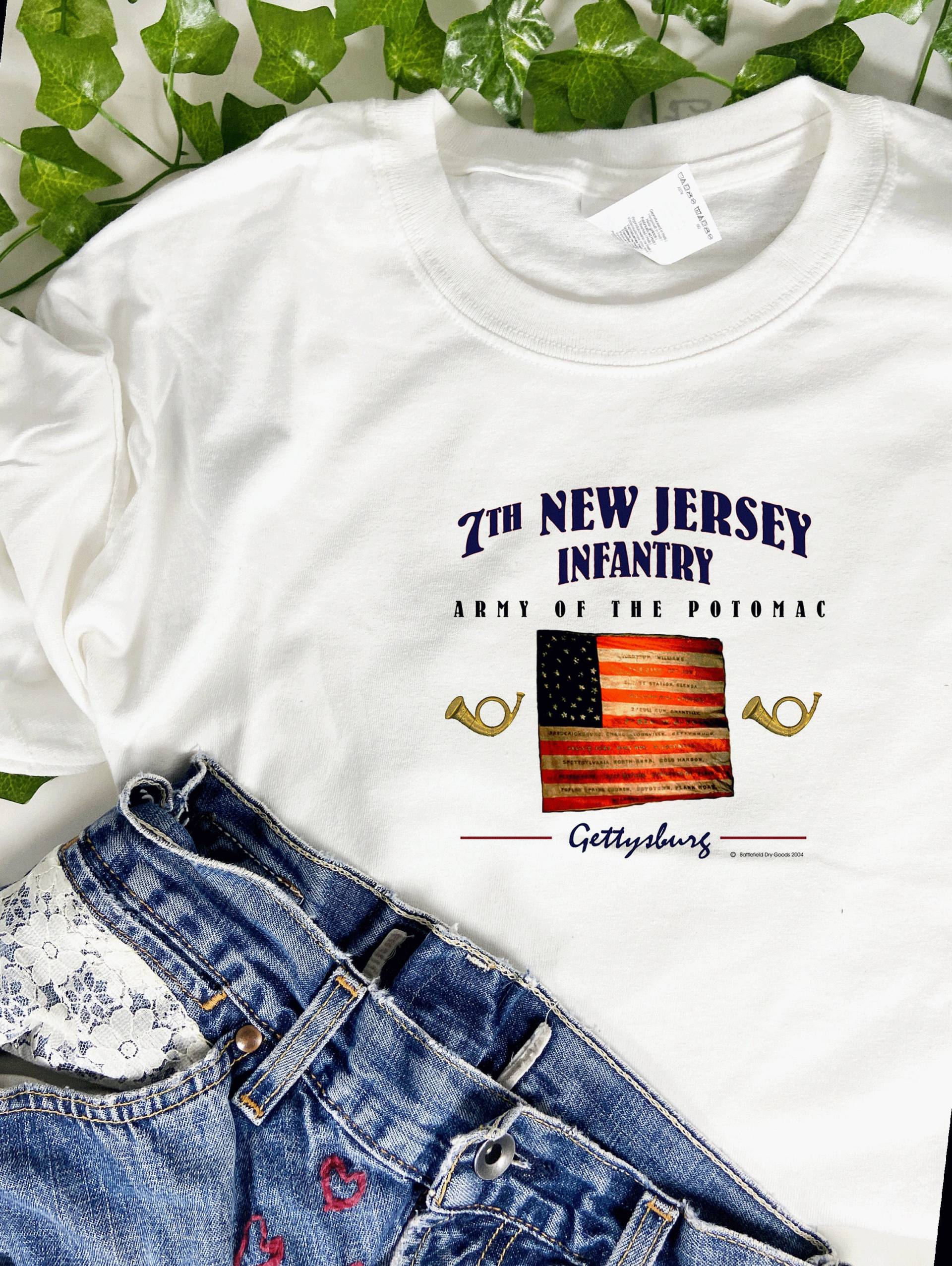 Bürgerkrieg T-Shirt 7. New Jersey Infanterie Bürgerkrieg T-Shirt 7. New Jersey Infanterie von BattlefieldDryGoods