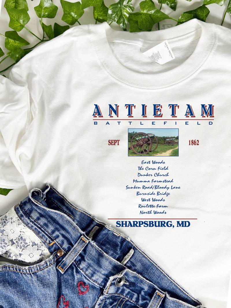 Bürgerkrieg T-Shirt Anteitam Schlachtfeld Bürgerkrieg T-Shirt Anteitam Schlachtfeld von BattlefieldDryGoods