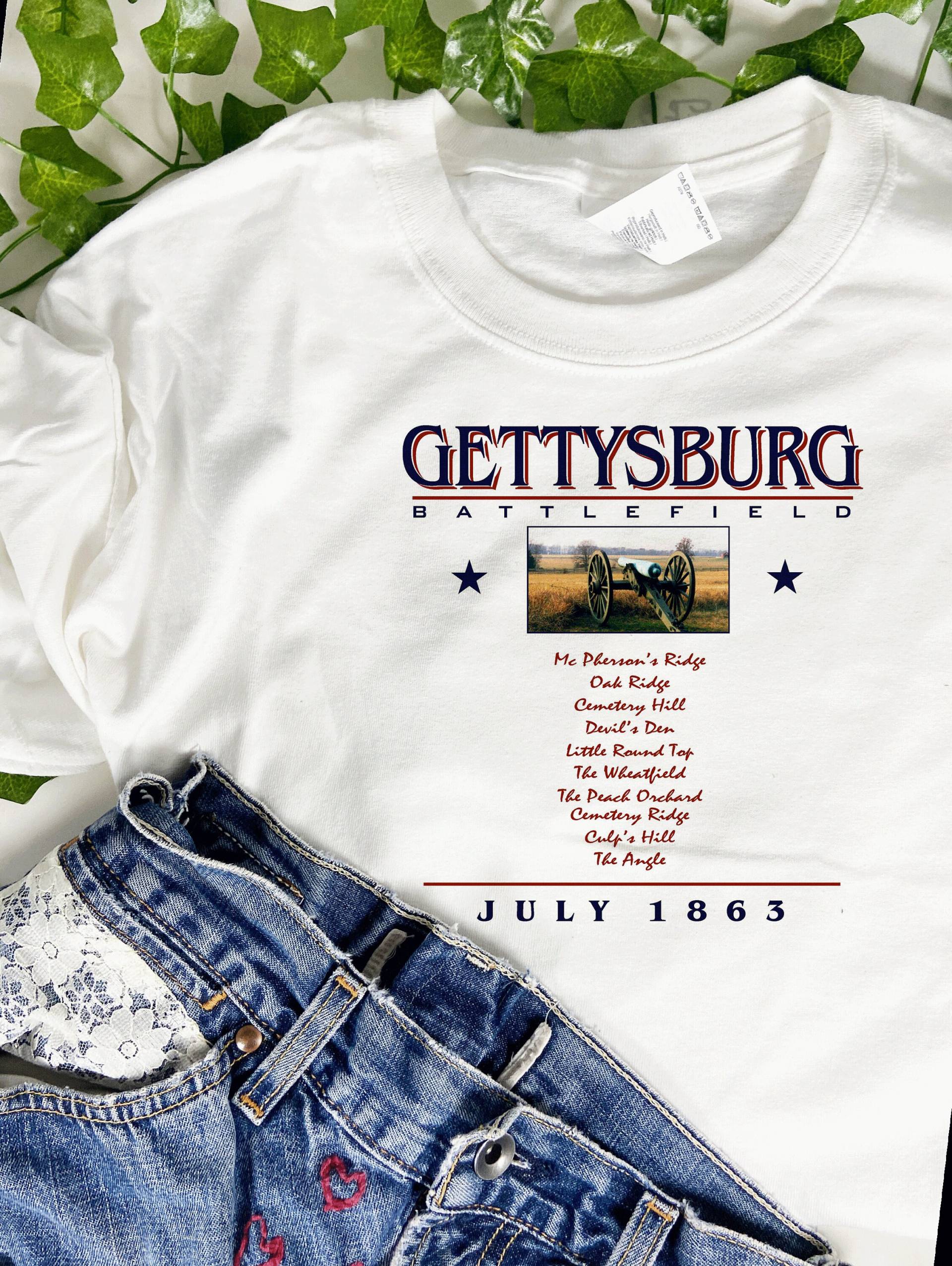 Bürgerkrieg T Shirt Gettysburg Schlachtfeld Juli 1863 Bürgerkrieg T Shirt Gettysburg Schlachtfeld Juli 1863 von BattlefieldDryGoods