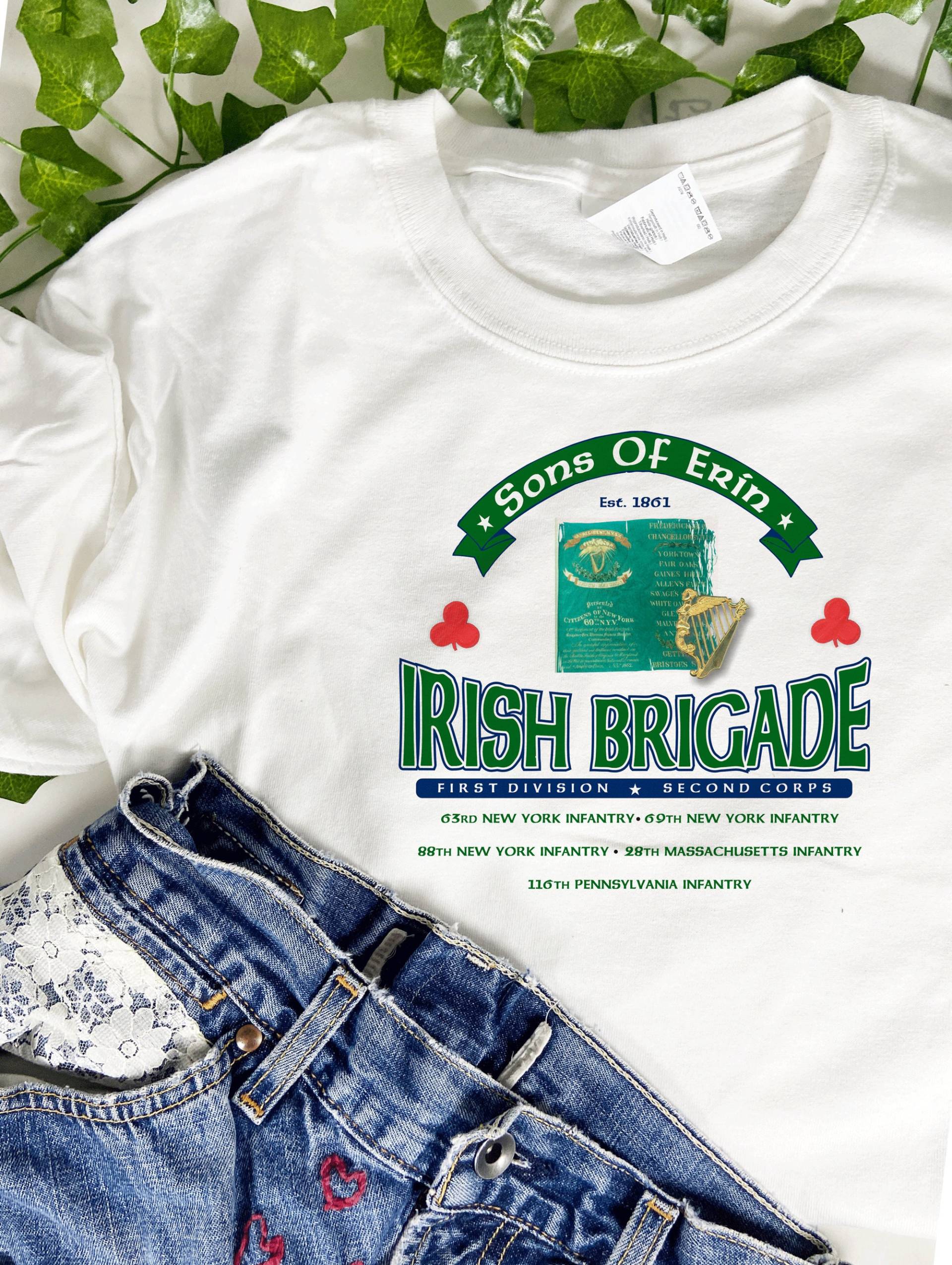 Bürgerkrieg T-Shirt Irish Brigade Bürgerkrieg T-Shirt Irish Brigade von BattlefieldDryGoods