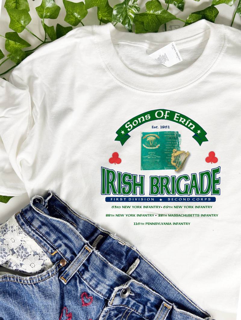 Bürgerkrieg T-Shirt Irish Brigade Bürgerkrieg T-Shirt Irish Brigade von BattlefieldDryGoods