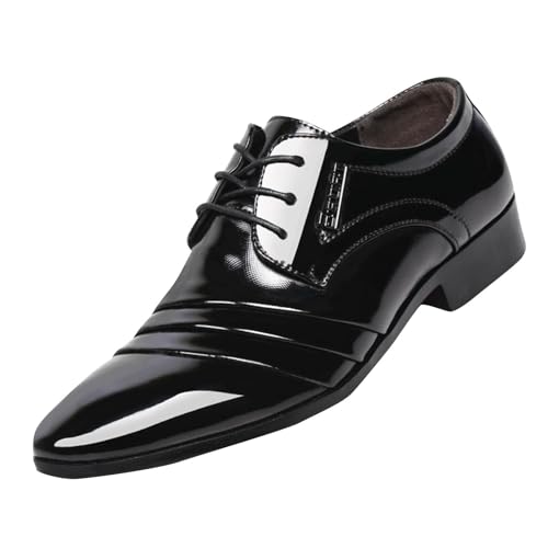 Anzugschuhe Herren Oxford Derby Schuhe Brogues Lederschuhe Herren Business Schuhe Derby Schnürhalbschuhe Hochzeits Klassischer Schnürschuh Männer Anzugschuhe Brogues Hochzeitsschuhe von Battnot