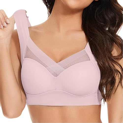 BHS Damen Ohne Bügel Push Up Super Gather BH Push Up BH Ohne BüGel Soft Lifting Anti-Sagging Wireless Adjustable Keine Schlaffen Brüste Comfit BHS Klassischer BH Hatme Haltungskorrektur BH von Battnot
