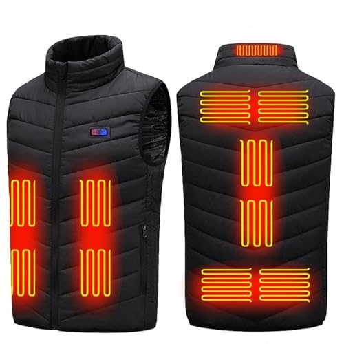 Battnot 2024 Testsieger Beheizbare Weste für Herren Damen, USB Elektrische Heizweste, 13 Heizzonen Beheizte Weste Heizbereiche, Wärmeweste mit Heizung für Outdoor Wandern Skifahren (Ohne Powerbank) Battnot 2024 Testsieger Beheizbare Weste für Herren Damen, USB Elektrische Heizweste, 13 Heizzonen Beheizte Weste Heizbereiche, Wärmeweste mit Heizung für Outdoor Wandern Skifahren (Ohne Powerbank) von Battnot